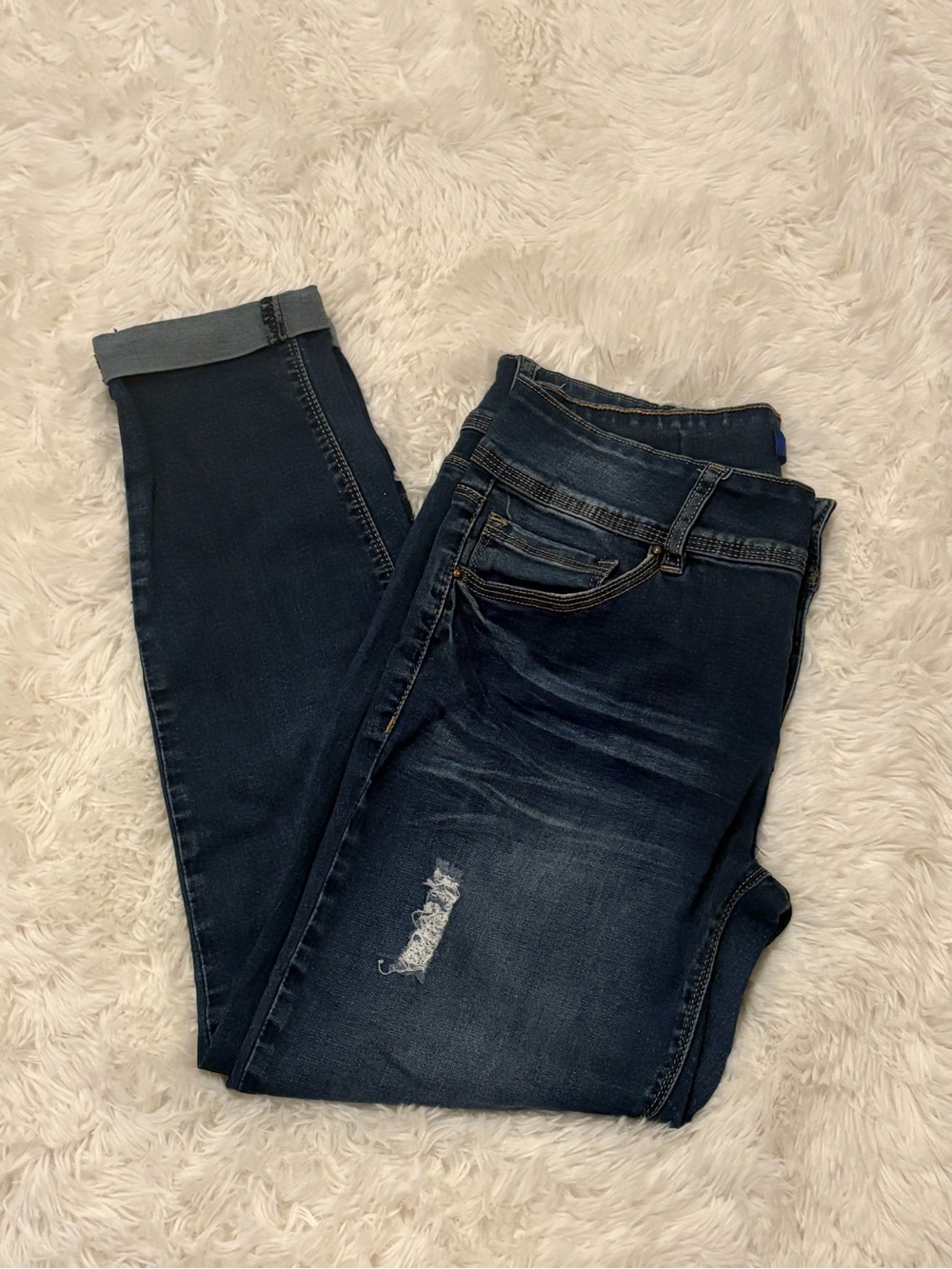 Royalty For Me Dark Indigo Skinny Jeans